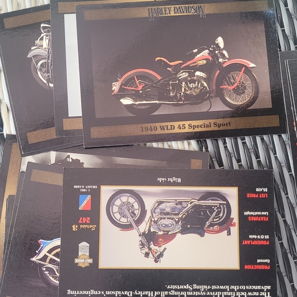 Harley Davidson Collectible cards - Picture 3 of 6